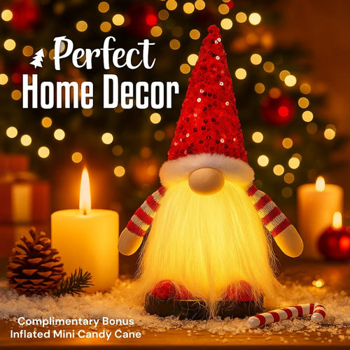 3PCS Christmas Gnomes Decorations and Christmas Decorations Indoor Lighted