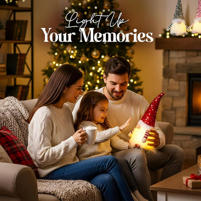 3PCS Christmas Gnomes Decorations and Christmas Decorations Indoor Lighted