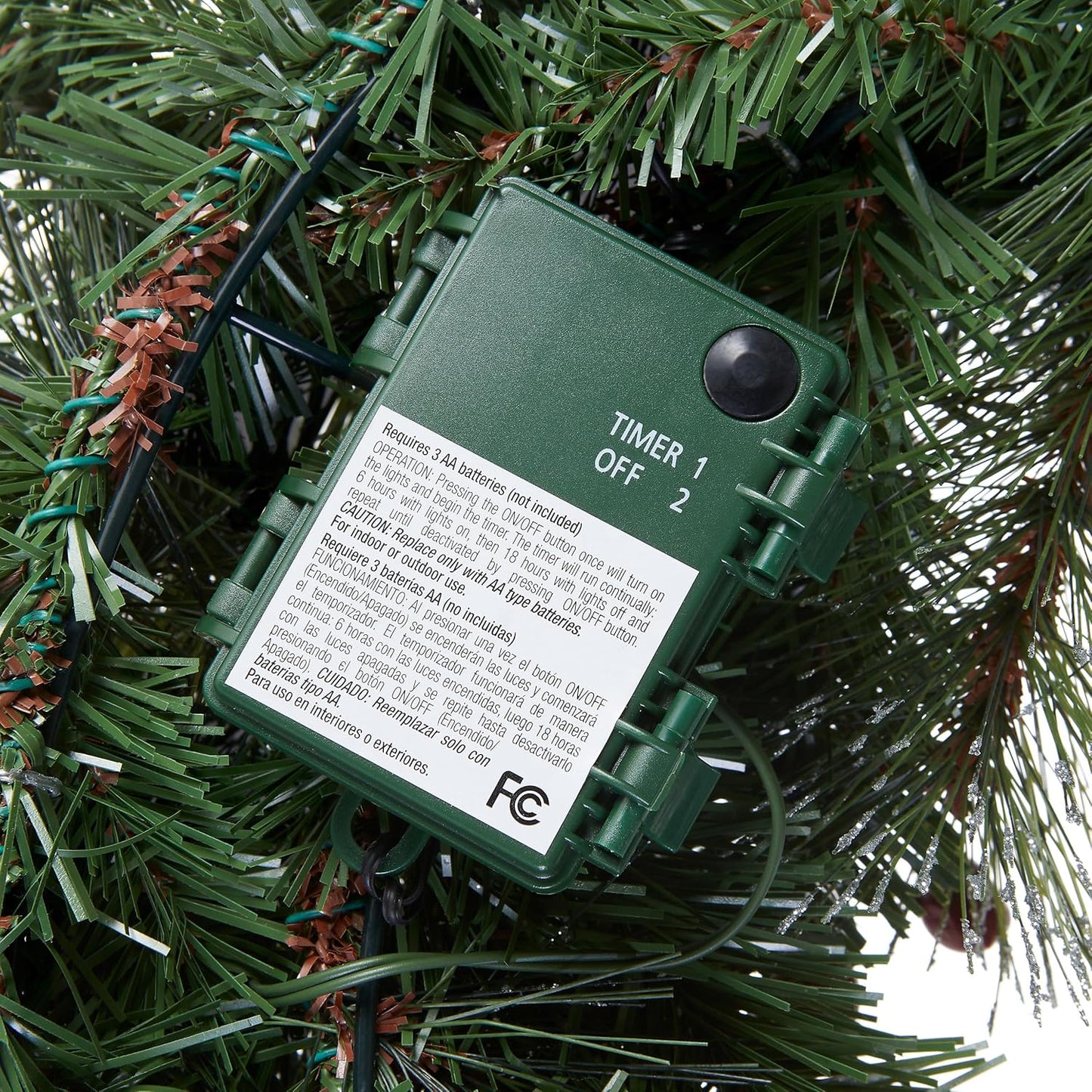 24" Spruce Artificial Christmas Wreath