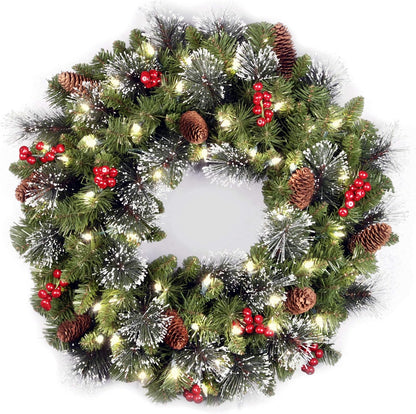 24" Spruce Artificial Christmas Wreath