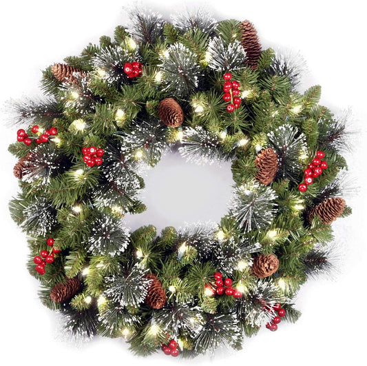 24" Spruce Artificial Christmas Wreath